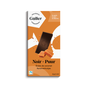 DARK 85% CARAMEL CHIPS TABLET 80G