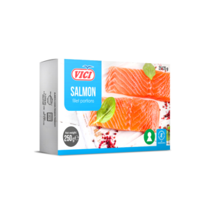 SALMON PORTIONS, SKINLESS 2x125G