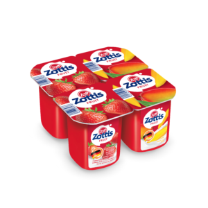 ZOTTIS FRUIT YOGURT 4x115G – STRAWBERRY AND MANGO