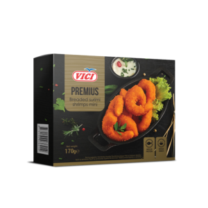 BREADED SURIMI SHRIMP SNACKS 170G